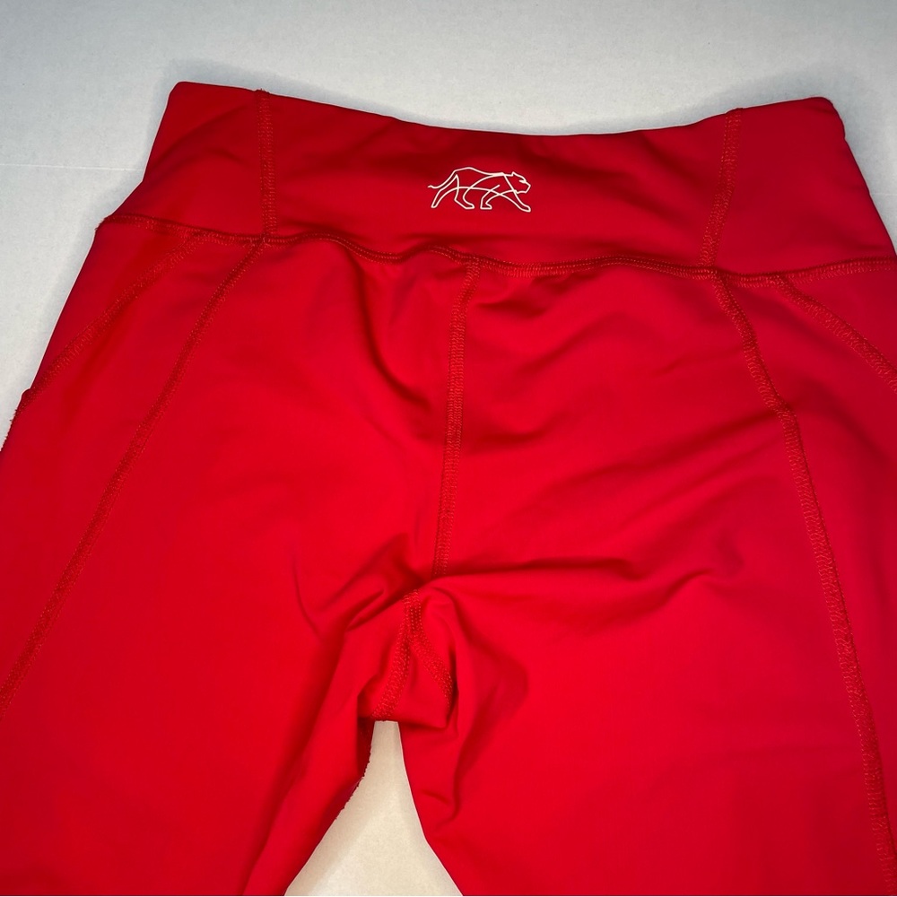 TIGER FRIDAY | Red Leggings | Adult Large